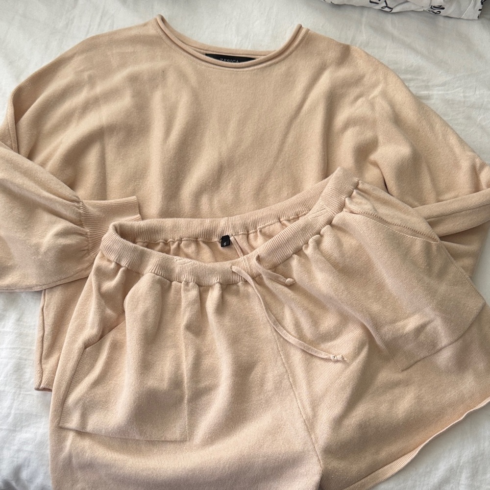 Women's Cream Lounge Set